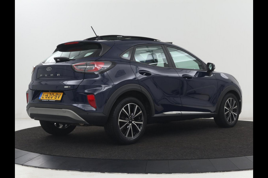 Ford Puma 1.0 EcoBoost Hybrid Titanium | Panoramadak | Stoelverwarming | Adaptive cruise | Camera | Carplay | Full LED | Stuurverwarming | Side Assist | Navigatie | Parkeerhulp | Climate control