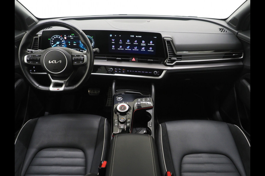 Kia Sportage 1.6 T-GDi Plug-in Hybrid AWD GT-Line | Panoramadak | Sportstoelen | Leder | 360 | Keyless | Adaptive Cruise | Sfeerlicht | Carplay