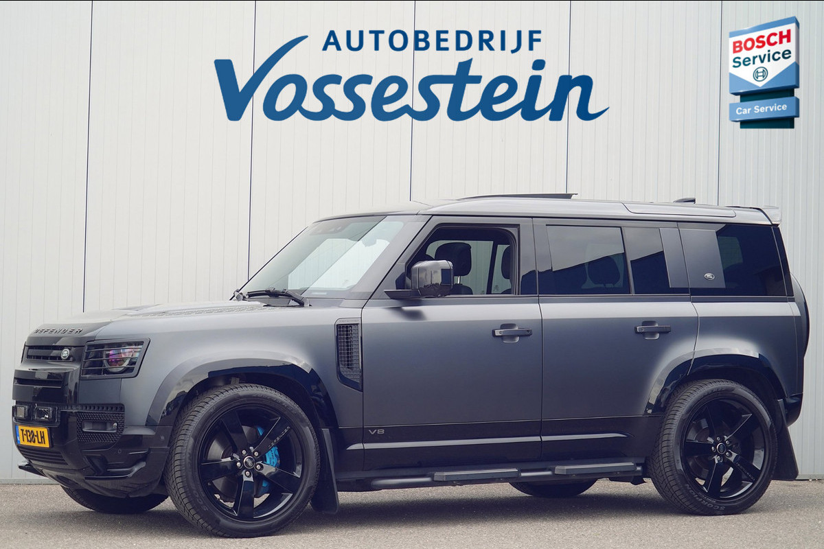 Land Rover Defender 110 5.0 P525 110 V8 / Pano / Trekhaak / Head-Up / Meridian Audio / 360 Camera / Compleet!