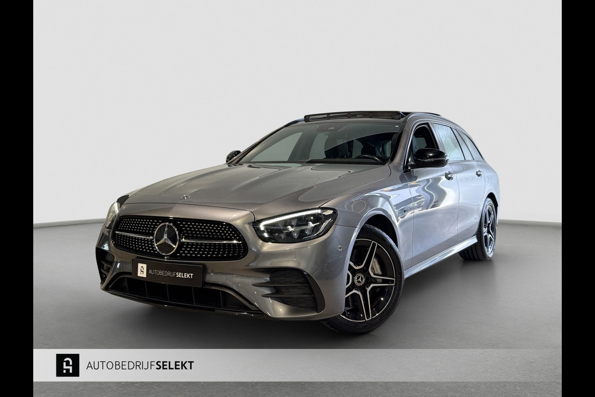 Mercedes-Benz E-Klasse Estate 300 e AMG | Pano | Trekhaak | Carplay | Sfeerverlichting | Camera | Dodehoek | 1e eigenaar