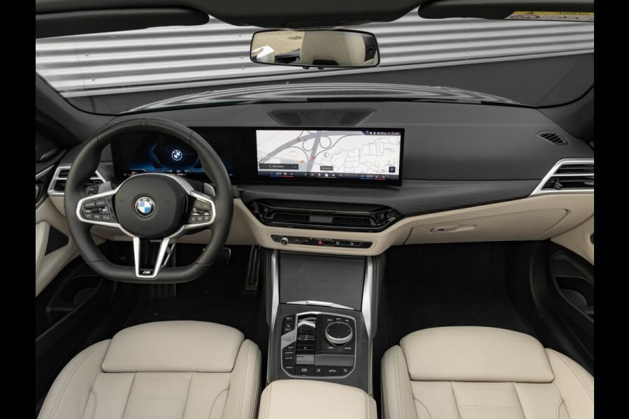 BMW 4 Serie Cabrio 420i M-Sport - Trekhaak - Harman Kardon - Air Collar - ACC - Stuurwiel Verwarmd