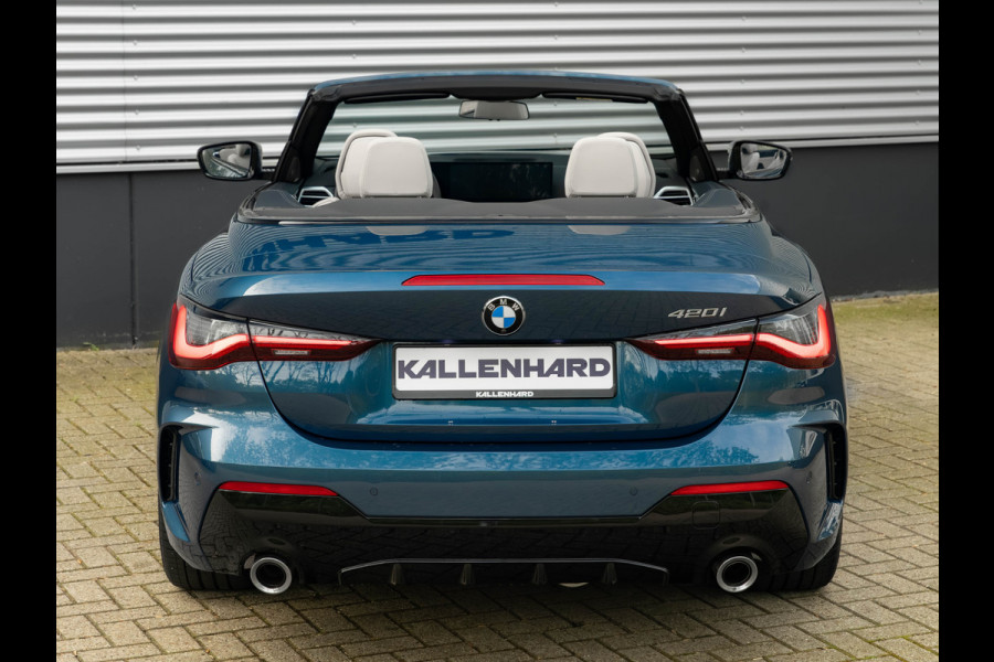 BMW 4 Serie Cabrio 420i M-Sport - Trekhaak - Harman Kardon - Air Collar - ACC - Stuurwiel Verwarmd