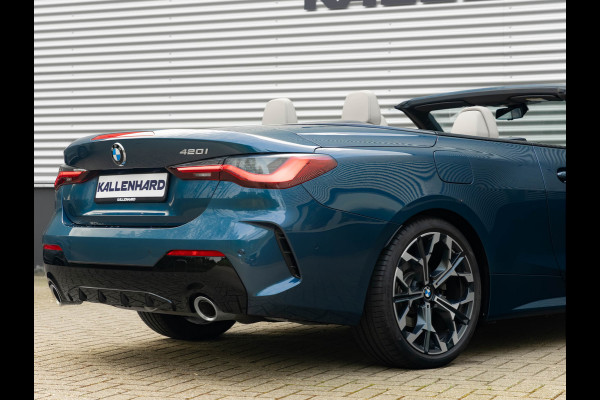 BMW 4 Serie Cabrio 420i M-Sport - Trekhaak - Harman Kardon - Air Collar - ACC - Stuurwiel Verwarmd