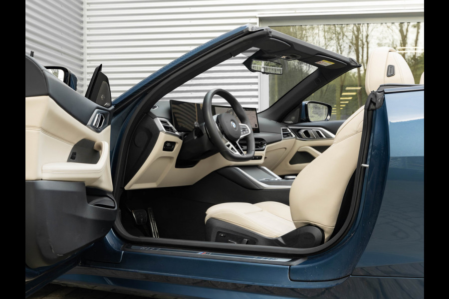 BMW 4 Serie Cabrio 420i M-Sport - Trekhaak - Harman Kardon - Air Collar - ACC - Stuurwiel Verwarmd