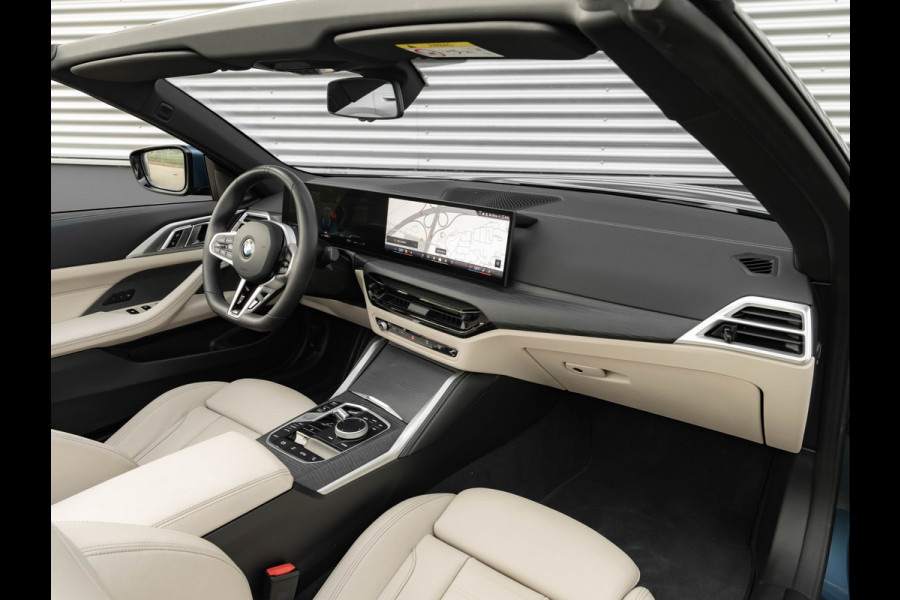 BMW 4 Serie Cabrio 420i M-Sport - Trekhaak - Harman Kardon - Air Collar - ACC - Stuurwiel Verwarmd