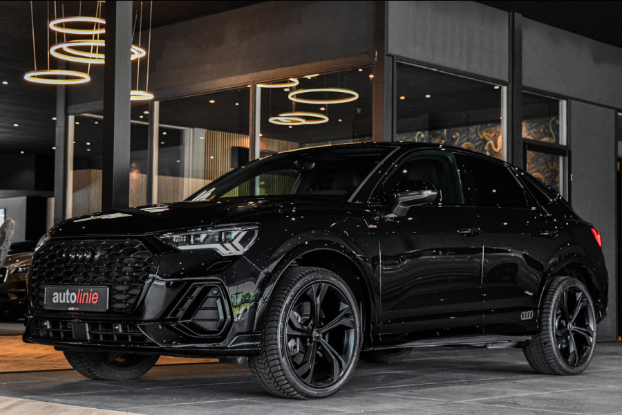 Audi Q3 Sportback 45 TFSI e 3x S-Line, Sonos. Matrix, Leder, 20", Keyless, Camera, Dodehoek, Ambient, Carplay!