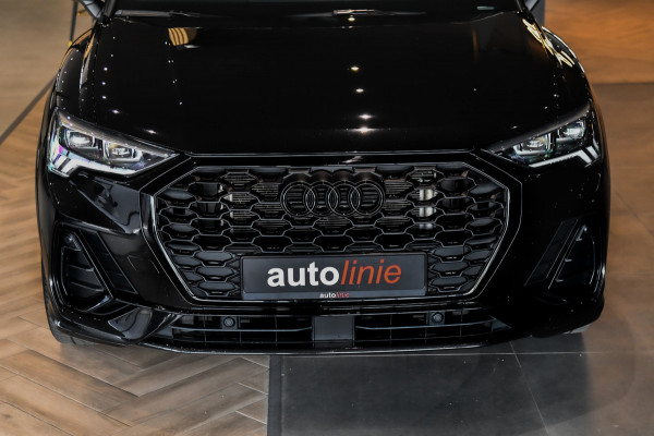 Audi Q3 Sportback 45 TFSI e 3x S-Line, Sonos. Matrix, Leder, 20", Keyless, Camera, Dodehoek, Ambient, Carplay!