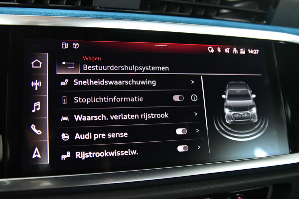 Audi Q3 Sportback 45 TFSI e 3x S-Line, Sonos. Matrix, Leder, 20", Keyless, Camera, Dodehoek, Ambient, Carplay!
