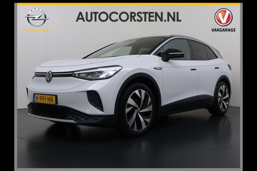 Volkswagen ID.4 First 82kWh Trekhaak Warmtepomp SOH 90% Adap.Cruise Stoelverwarming Apple Carplay Android Auto Navi Ecc Camera Lmv 20" Voorruitverwarming Privacy Glas Led DAB 1.000KG Trekgewicht Origineel Nederlandse Auto