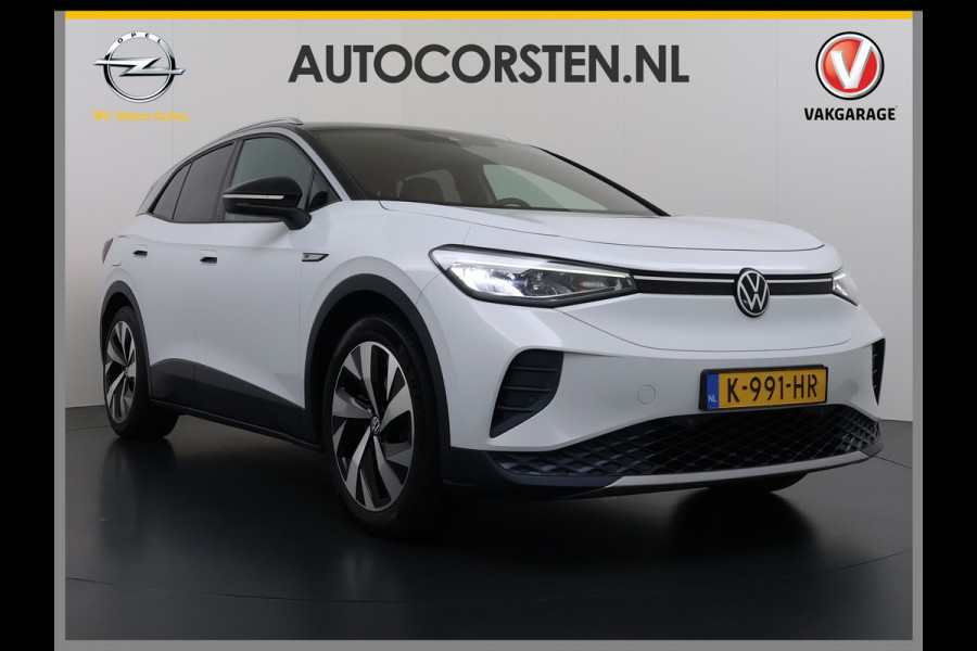 Volkswagen ID.4 First 82kWh Trekhaak Warmtepomp SOH 90% Adap.Cruise Stoelverwarming Apple Carplay Android Auto Navi Ecc Camera Lmv 20" Voorruitverwarming Privacy Glas Led DAB 1.000KG Trekgewicht Origineel Nederlandse Auto