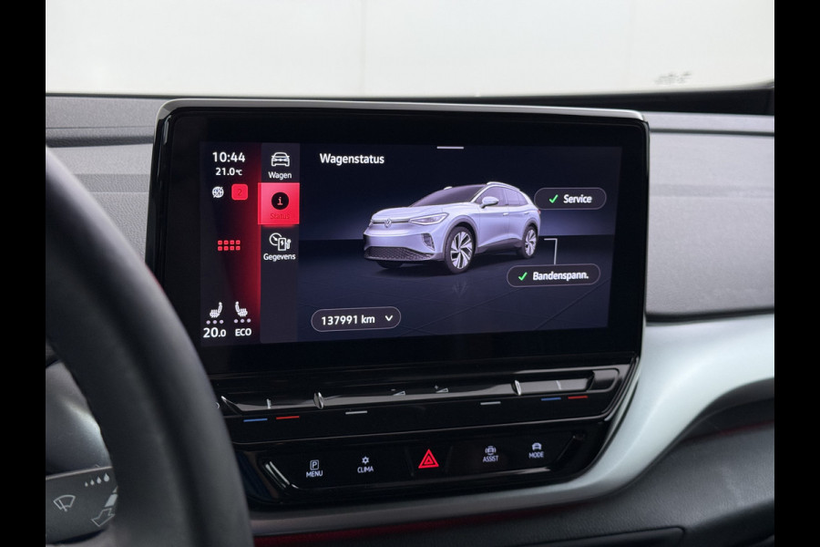 Volkswagen ID.4 First 82kWh Trekhaak Warmtepomp SOH 90% Adap.Cruise Stoelverwarming Apple Carplay Android Auto Navi Ecc Camera Lmv 20" Voorruitverwarming Privacy Glas Led DAB 1.000KG Trekgewicht Origineel Nederlandse Auto