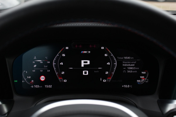 BMW 3 Serie M3 Competition / 360Camera / Carbon / Head-up / Keyless / Leder / 19'' / CarPlay / Dealer onderhouden / Stuur+Stoelverwarming / Dodehoek / DAB / ACC