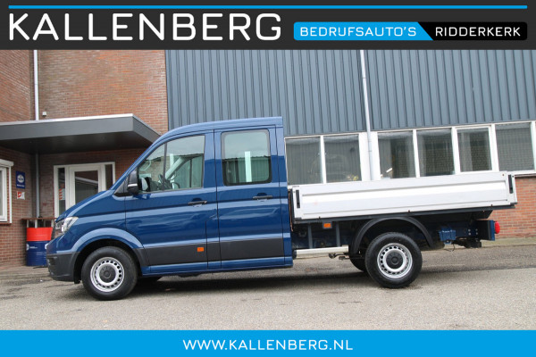 Volkswagen Crafter 35 2.0 TDI H2 DC / Pick up / open laadbak / 5 pers / Trekhaak