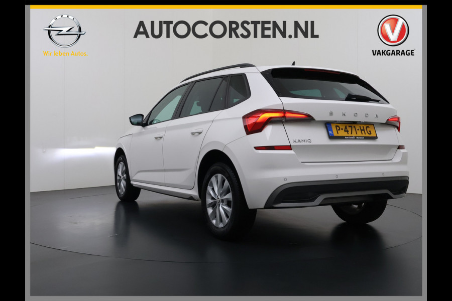 Škoda Kamiq T 111pk 1/2 Leer+Elek.Stoel+Verwarmd Apple Camera Android Auto Navi Ecc Camera Cruise Control Pdc Business Edition Draadloze Tel.lader Lmv 16" Isofix Voorruitverwarming DAB Led 1e Eigenaar Origineel Nederlandse Auto