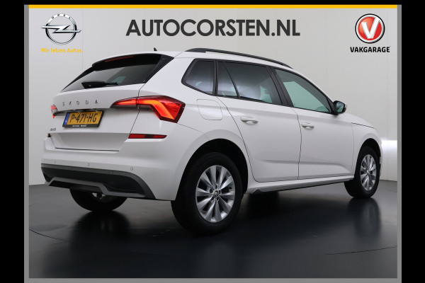 Škoda Kamiq T 111pk 1/2 Leer+Elek.Stoel+Verwarmd Apple Camera Android Auto Navi Ecc Camera Cruise Control Pdc Business Edition Draadloze Tel.lader Lmv 16" Isofix Voorruitverwarming DAB Led 1e Eigenaar Origineel Nederlandse Auto