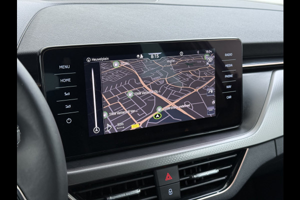 Škoda Kamiq T 111pk 1/2 Leer+Elek.Stoel+Verwarmd Apple Camera Android Auto Navi Ecc Camera Cruise Control Pdc Business Edition Draadloze Tel.lader Lmv 16" Isofix Voorruitverwarming DAB Led 1e Eigenaar Origineel Nederlandse Auto