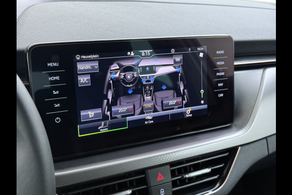 Škoda Kamiq T 111pk 1/2 Leer+Elek.Stoel+Verwarmd Apple Camera Android Auto Navi Ecc Camera Cruise Control Pdc Business Edition Draadloze Tel.lader Lmv 16" Isofix Voorruitverwarming DAB Led 1e Eigenaar Origineel Nederlandse Auto