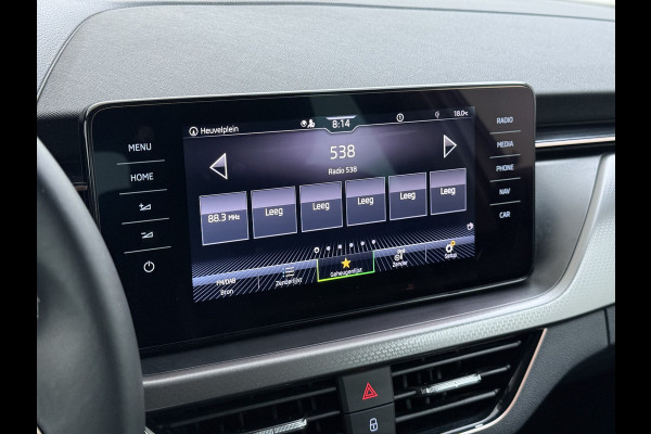 Škoda Kamiq T 111pk 1/2 Leer+Elek.Stoel+Verwarmd Apple Camera Android Auto Navi Ecc Camera Cruise Control Pdc Business Edition Draadloze Tel.lader Lmv 16" Isofix Voorruitverwarming DAB Led 1e Eigenaar Origineel Nederlandse Auto