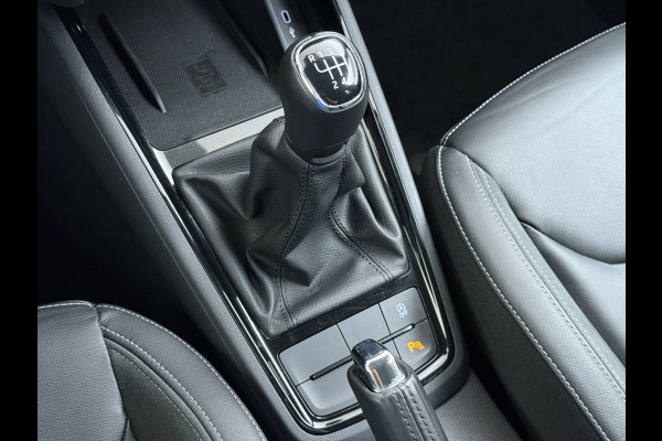Škoda Kamiq T 111pk 1/2 Leer+Elek.Stoel+Verwarmd Apple Camera Android Auto Navi Ecc Camera Cruise Control Pdc Business Edition Draadloze Tel.lader Lmv 16" Isofix Voorruitverwarming DAB Led 1e Eigenaar Origineel Nederlandse Auto