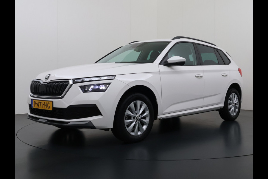 Škoda Kamiq T 111pk 1/2 Leer+Elek.Stoel+Verwarmd Apple Camera Android Auto Navi Ecc Camera Cruise Control Pdc Business Edition Draadloze Tel.lader Lmv 16" Isofix Voorruitverwarming DAB Led 1e Eigenaar Origineel Nederlandse Auto