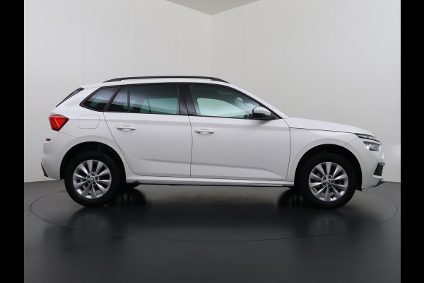 Škoda Kamiq T 111pk 1/2 Leer+Elek.Stoel+Verwarmd Apple Camera Android Auto Navi Ecc Camera Cruise Control Pdc Business Edition Draadloze Tel.lader Lmv 16" Isofix Voorruitverwarming DAB Led 1e Eigenaar Origineel Nederlandse Auto