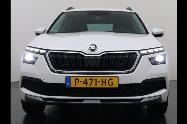 Škoda Kamiq T 111pk 1/2 Leer+Elek.Stoel+Verwarmd Apple Camera Android Auto Navi Ecc Camera Cruise Control Pdc Business Edition Draadloze Tel.lader Lmv 16" Isofix Voorruitverwarming DAB Led 1e Eigenaar Origineel Nederlandse Auto