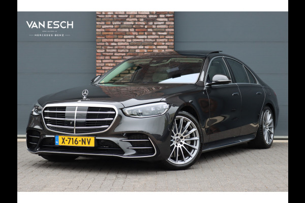 Mercedes-Benz S-Klasse 580 e 4MATIC AMG Line | Achterasbesturing | Luchtvering | Distronic+ | Massage | Exclusief Nappa Leder | Stoelventilatie V+A | HUD | Parfumering | Soft-Close | 3D-Display | Digital Light |