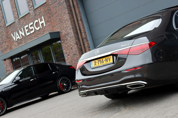 Mercedes-Benz S-Klasse 580 e 4MATIC AMG Line | Achterasbesturing | Luchtvering | Distronic+ | Massage | Exclusief Nappa Leder | Stoelventilatie V+A | HUD | Parfumering | Soft-Close | 3D-Display | Digital Light |