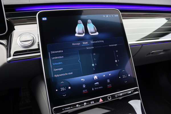 Mercedes-Benz S-Klasse 580 e 4MATIC AMG Line | Achterasbesturing | Luchtvering | Distronic+ | Massage | Exclusief Nappa Leder | Stoelventilatie V+A | HUD | Parfumering | Soft-Close | 3D-Display | Digital Light |