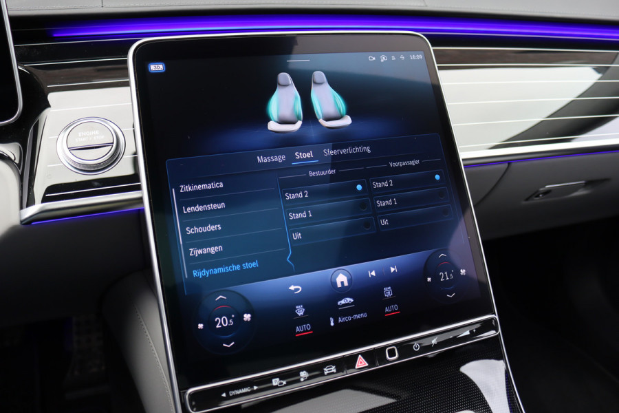 Mercedes-Benz S-Klasse 580 e 4MATIC AMG Line | Achterasbesturing | Luchtvering | Distronic+ | Massage | Exclusief Nappa Leder | Stoelventilatie V+A | HUD | Parfumering | Soft-Close | 3D-Display | Digital Light |