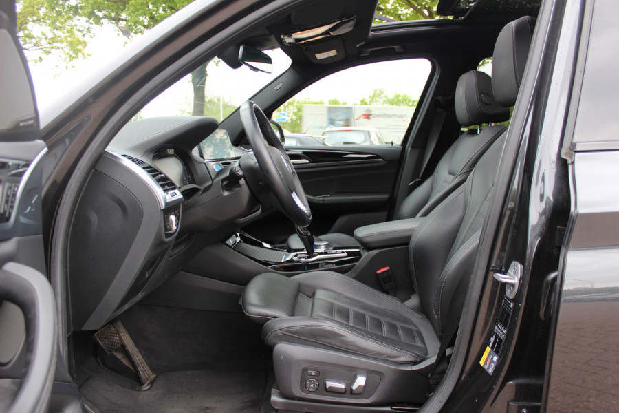 BMW iX3 High Executive 80 kWh / SoH 94,9% / Trekhaak / Panoramadak / 360Camera / Head-up / 20'' / Leder / Harman Kardon / Navigatie / Memory seats / Dodehoek / DAB / Stoelverwarming / Cruise Control Adaptief