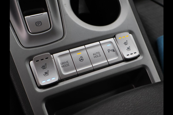 Hyundai Kona EV PREMIUM SKY 64 kWh 100% SOH *CERAMIC BLUE* + SCHUIFDAK | STOELVERW. V+A | STOELVENTILATIE | KRELL