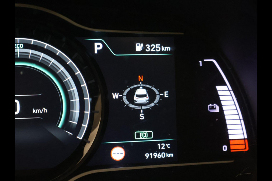Hyundai Kona EV PREMIUM SKY 64 kWh 100% SOH *CERAMIC BLUE* + SCHUIFDAK | STOELVERW. V+A | STOELVENTILATIE | KRELL