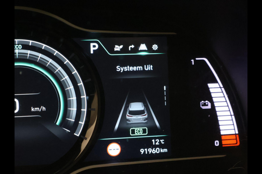 Hyundai Kona EV PREMIUM SKY 64 kWh 100% SOH *CERAMIC BLUE* + SCHUIFDAK | STOELVERW. V+A | STOELVENTILATIE | KRELL
