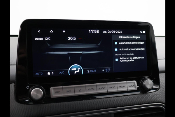 Hyundai Kona EV PREMIUM SKY 64 kWh 100% SOH *CERAMIC BLUE* + SCHUIFDAK | STOELVERW. V+A | STOELVENTILATIE | KRELL