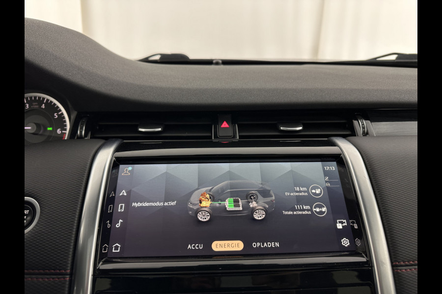 Land Rover Discovery Sport P300e 1.5 R-Dynamic HSE (Plug-in) (INCL-BTW) *PANO | LEATHER | FULL-LED | CAMERA | MERIDIAN-AUDIO | BLINDSPOT | KEYLESS | SHIFTPADDLES | PRIVACYGLASS | NAVI-FULLMAP | MEMORY-PACK | ADAPTIVE-CRUISE | AMBIENTLIGHT | 20"ALU*