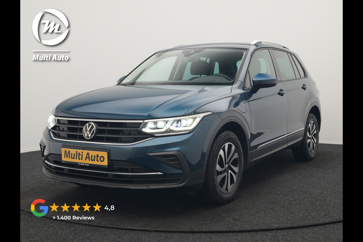 Volkswagen Tiguan 1.4 eHybrid PHEV 245pk Dealer O.H. | Adaptive Cruise | 360 Camera | IQ Light | Voorstoelen & Stuur Verwarmd | Sfeerverlichting | Apple Carplay | Virtual | Keyless | Blis | Navigatie | DAB | Plug In Hybrid
