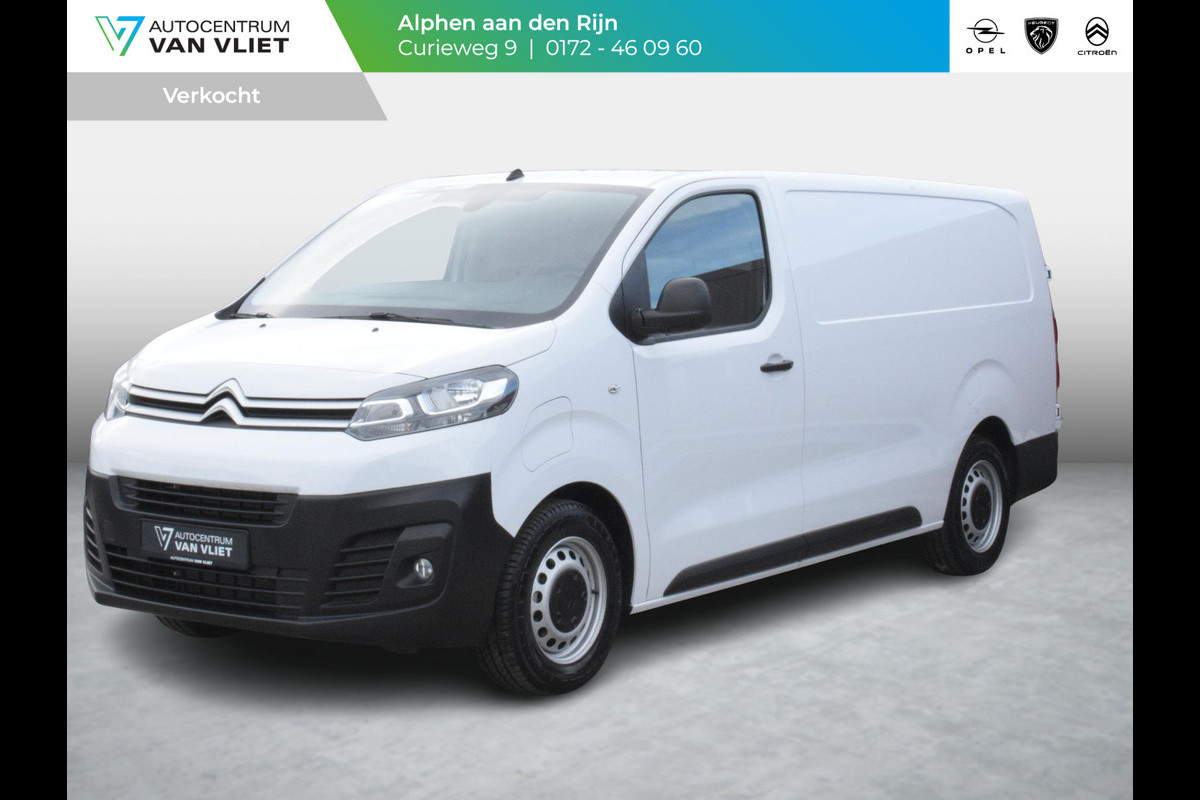 Citroën ë-Jumpy XL 75 kWh | tot 8 jaar garantie | Techno NAV pakket | camera | Comfort tussenschot | 3 zitplaatsen