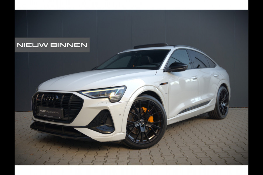 Audi e-tron Sportback 55 quattro S edition 95 kWh S-Line | Panoramadak | Bang & Olufsen | Carbon | Stoelverwarming | Camera | Matrix LED | Luchtvering | Cruise Control | Keyless | B&O | SOH 91,2%