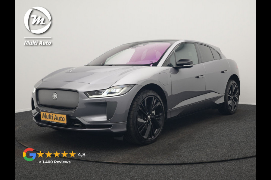 Jaguar I-PACE EV400 R-Dynamic 90kWh HSE FACELIFT MODEL INCL BTW | Luchtvering | Panodak | Adaptive Cruise | Lederen Kuipstoelen Memory & Ventilatie | Alcantara Hemel |  22"L.M | Head Up | Meridian Sound | Keyless | Apple Carplay |
