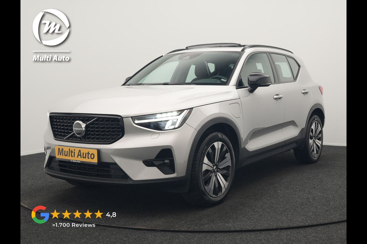 Volvo XC40 T5 Ultimate Dark PHEV 262pk Dealer O.H. | Trekhaak Af Fabriek | Panodak | Camera | Harman / Kardon | Alcantara Sportstoelen Memory & Verwarmd | Apple Carplay | Navigatie | Stuur Verwarmd | Keyless | DAB | Virtual | 19"L.M |