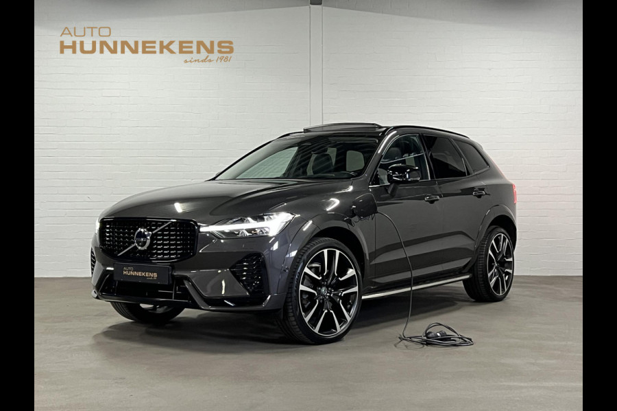 Volvo XC60 2.0 T8 Plug-in hybrid AWD Ultra Dark Luchtvering | Massage | Trekhaak | Stoelventilatie | Open dak | Adapt. Cruise | 360 camera | Head-up | Memory | Stuur-/stoelverwarming