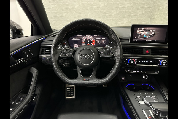 Audi RS4 Avant 2.9 TFSI A4 Quattro | Carbon | Panorama | RS-Dynamic | ACC | 360 Camera | Matrix-LED | Keyless-Entry | Massage | 20 inch | Memory | Black-Optic | 3-Zone Clima | Tour-Pakket | Getint Glas | Sfeerverlichting | Autom. Parkeren | Virtual-Cockpit |