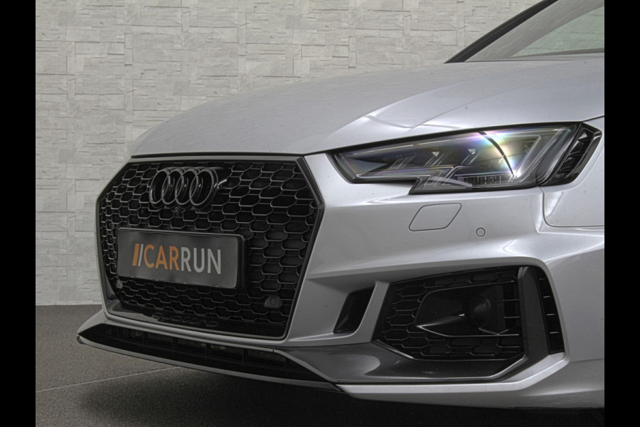 Audi RS4 Avant 2.9 TFSI A4 Quattro | Carbon | Panorama | RS-Dynamic | ACC | 360 Camera | Matrix-LED | Keyless-Entry | Massage | 20 inch | Memory | Black-Optic | 3-Zone Clima | Tour-Pakket | Getint Glas | Sfeerverlichting | Autom. Parkeren | Virtual-Cockpit |