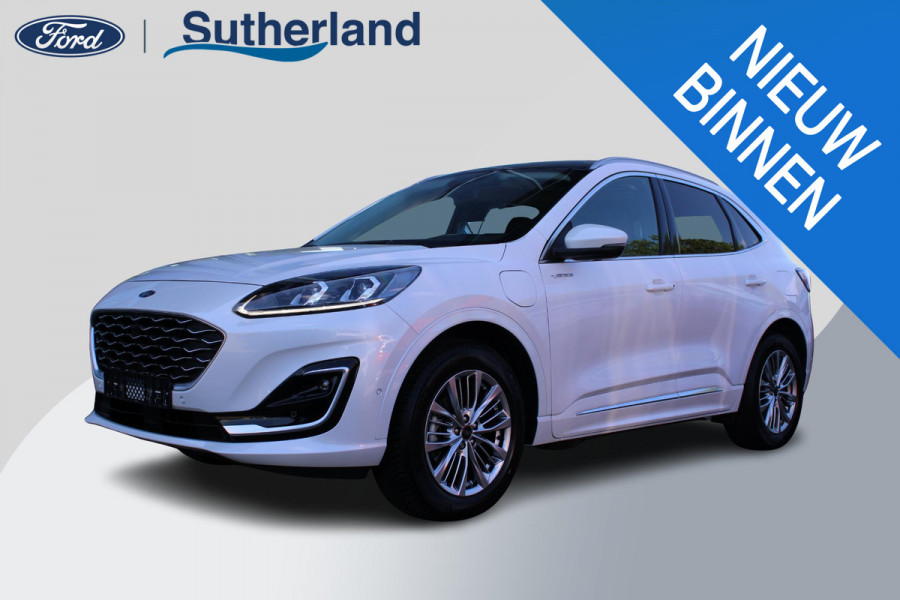 Ford Kuga 2.5 PHEV Vignale | Panorama Dak | Adaptive Cruise Control | Winterpack | Full LED | Volledig Lederen Interieur |
