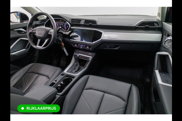Audi Q3 Sportback 35 TFSI Edition 150 PK | NL Auto | Panoramadak | Leer | 360 camera | El. achterklep Stoelverwarming, Navigatie, App-connect, Lane assist, Cruise, Led verlichting, Regensensor