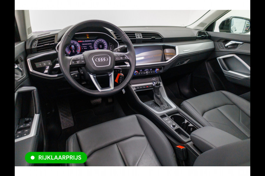 Audi Q3 Sportback 35 TFSI Edition 150 PK | NL Auto | Panoramadak | Leer | 360 camera | El. achterklep Stoelverwarming, Navigatie, App-connect, Lane assist, Cruise, Led verlichting, Regensensor