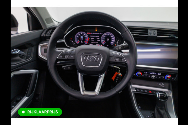 Audi Q3 Sportback 35 TFSI Edition 150 PK | NL Auto | Panoramadak | Leer | 360 camera | El. achterklep Stoelverwarming, Navigatie, App-connect, Lane assist, Cruise, Led verlichting, Regensensor