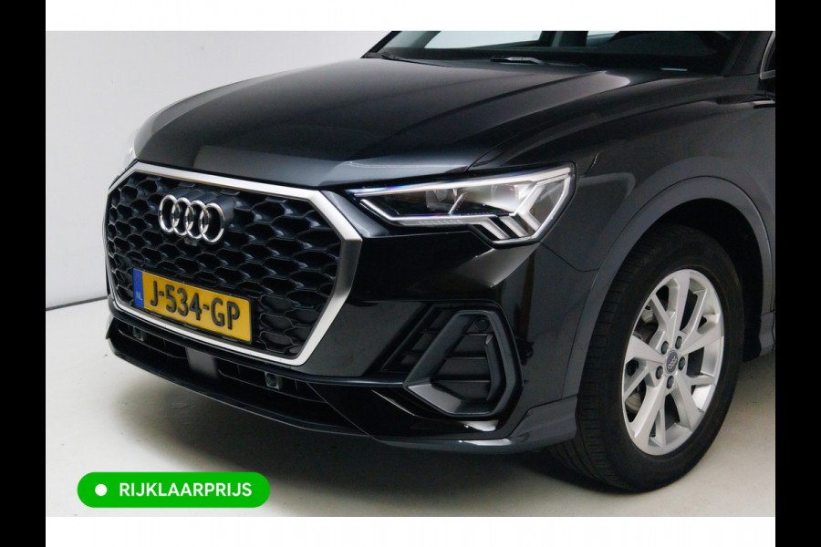 Audi Q3 Sportback 35 TFSI Edition 150 PK | NL Auto | Panoramadak | Leer | 360 camera | El. achterklep Stoelverwarming, Navigatie, App-connect, Lane assist, Cruise, Led verlichting, Regensensor