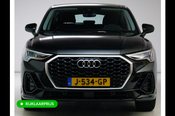 Audi Q3 Sportback 35 TFSI Edition 150 PK | NL Auto | Panoramadak | Leer | 360 camera | El. achterklep Stoelverwarming, Navigatie, App-connect, Lane assist, Cruise, Led verlichting, Regensensor